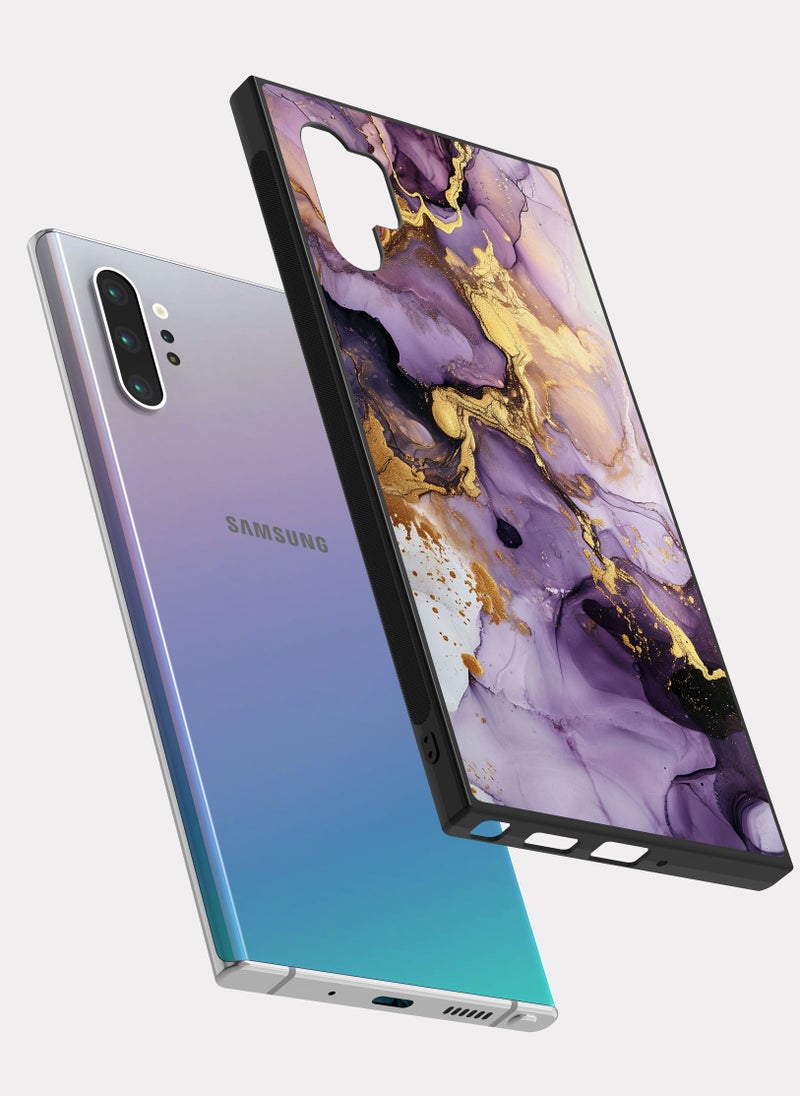 بكسلات كفر سامسونج جالكسي نوت 10 بلس مزيج الوان ذهبي - Image 2