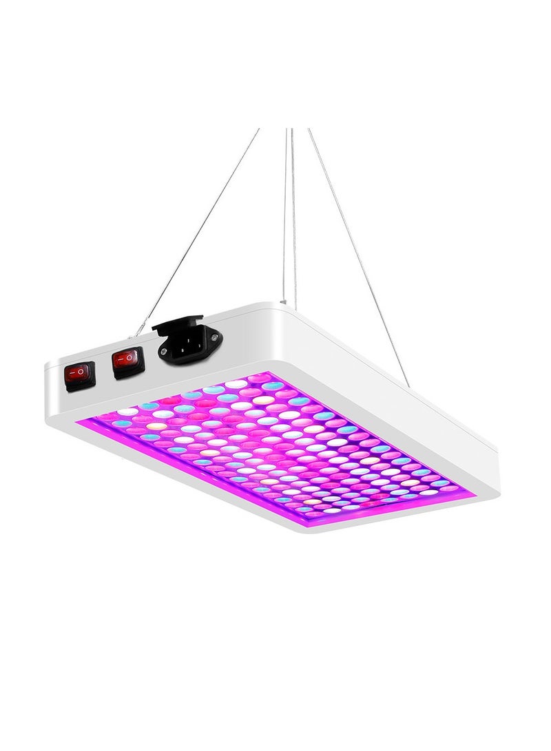 إسكدنيا ضوء النمو الداخلي 192/287 LED ضوء الطيف الكامل قابل للتعديل رقبة البجعة 2 أوضاع تبديل للخضروات الدفيئة الداخلية 1000 واط، 12,402 × 7,874 × 1,575 بوصة - Image 1
