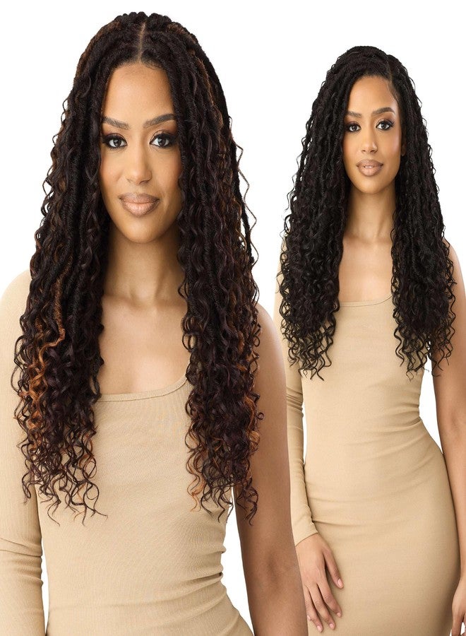Outre 13x4 Lace Frontal Wig - Boho Deep Locs 26" (DEEP AUBURN) - Image 1