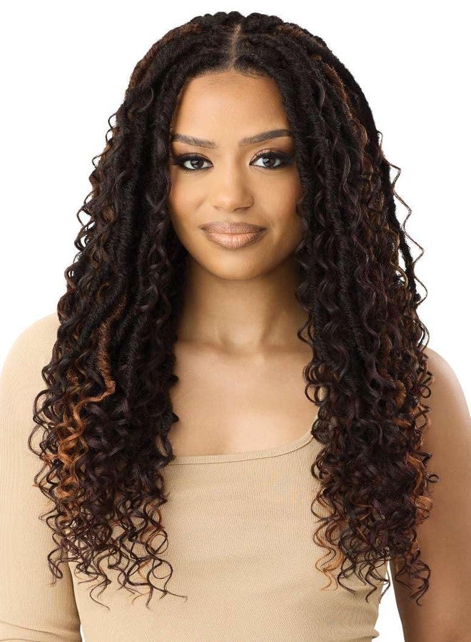 Outre 13x4 Lace Frontal Wig - Boho Deep Locs 26" (DEEP AUBURN) - Image 3