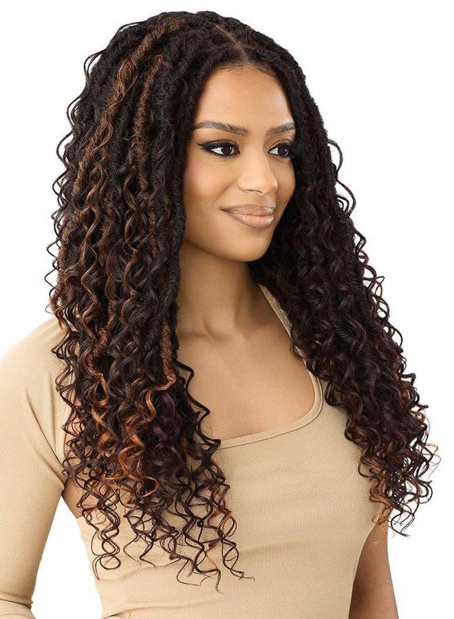 Outre 13x4 Lace Frontal Wig - Boho Deep Locs 26" (DEEP AUBURN) - Image 5
