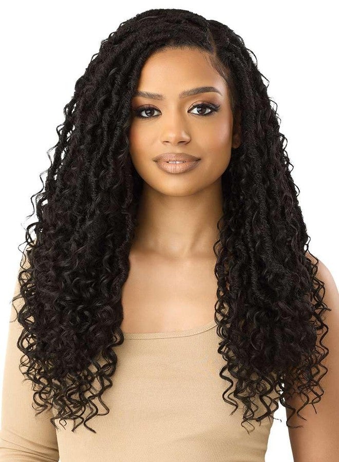Outre 13x4 Lace Frontal Wig - Boho Deep Locs 26" (DEEP AUBURN) - Image 4