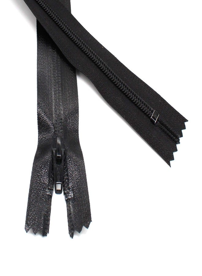 YKK 7" Water Resistance Zipper 5 Water - Resistance Closed Bottom - 580 Black (1 Zipper/Pack) - Image 4