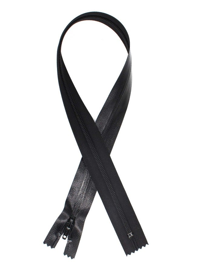 YKK 7" Water Resistance Zipper 5 Water - Resistance Closed Bottom - 580 Black (1 Zipper/Pack) - Image 5