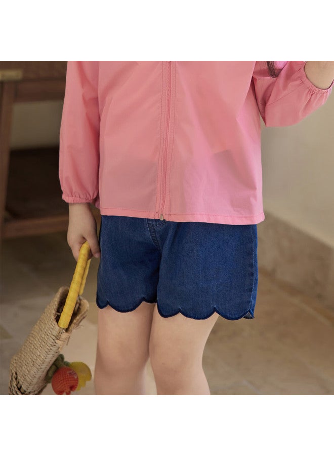 Luson Chen Da Zhu Xiao O Bao Sweet Petal Denim Shorts For Women, Summer New Thin Style Girls' Shorts - Image 1