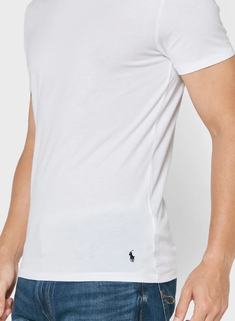POLO RALPH LAUREN 3 Pack Assorted Crew Neck T-Shirt