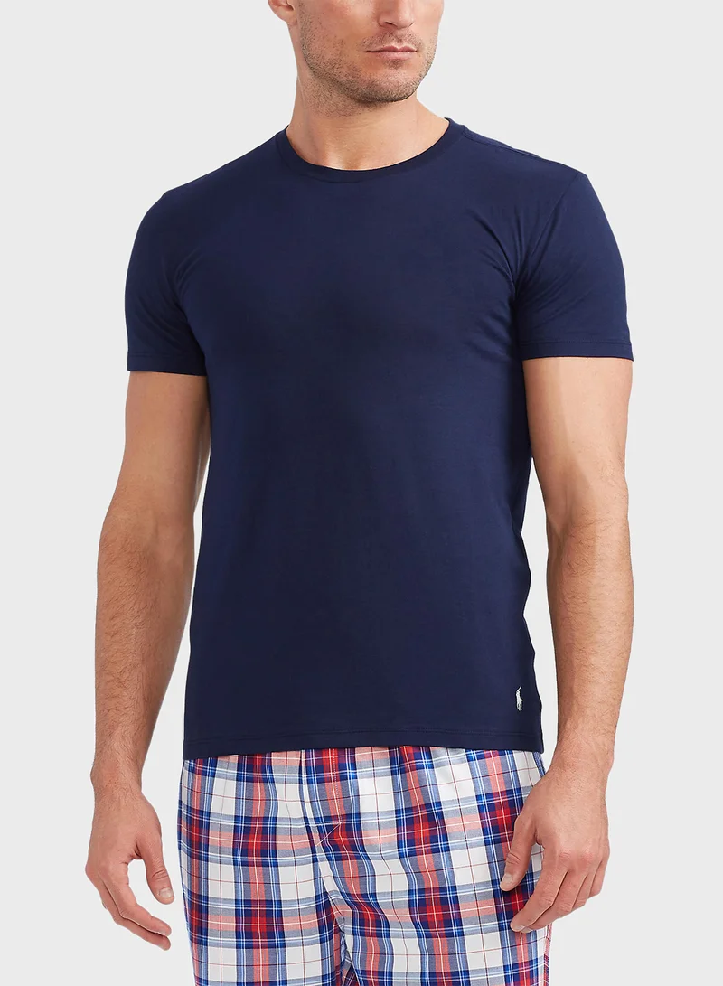 POLO RALPH LAUREN 3 Pack Assorted Crew Neck T-Shirt