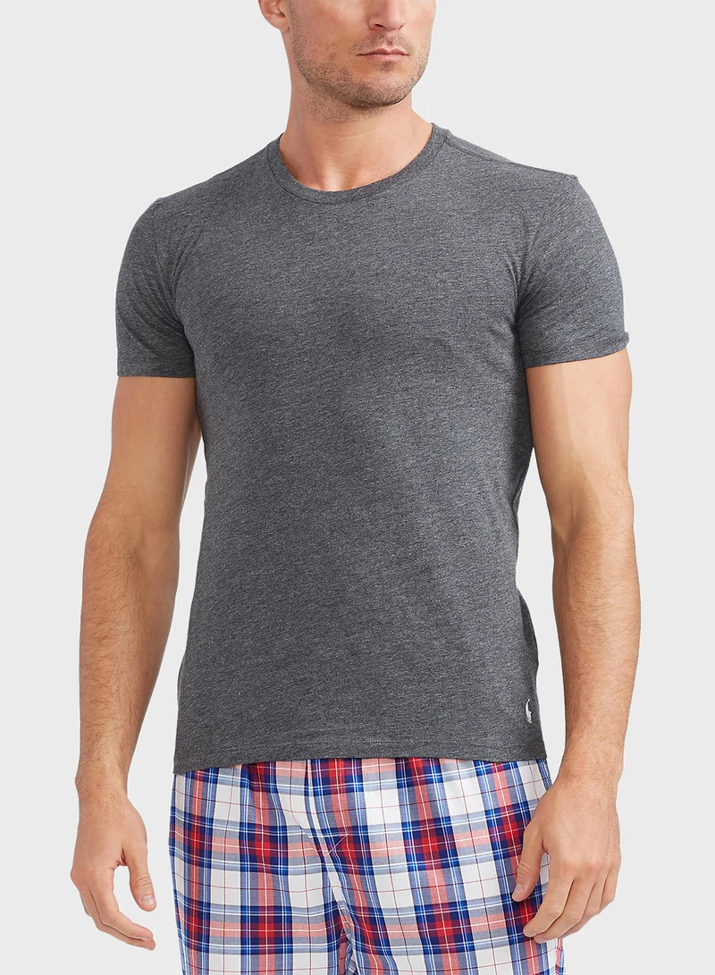 POLO RALPH LAUREN 3 Pack Assorted Crew Neck T-Shirt