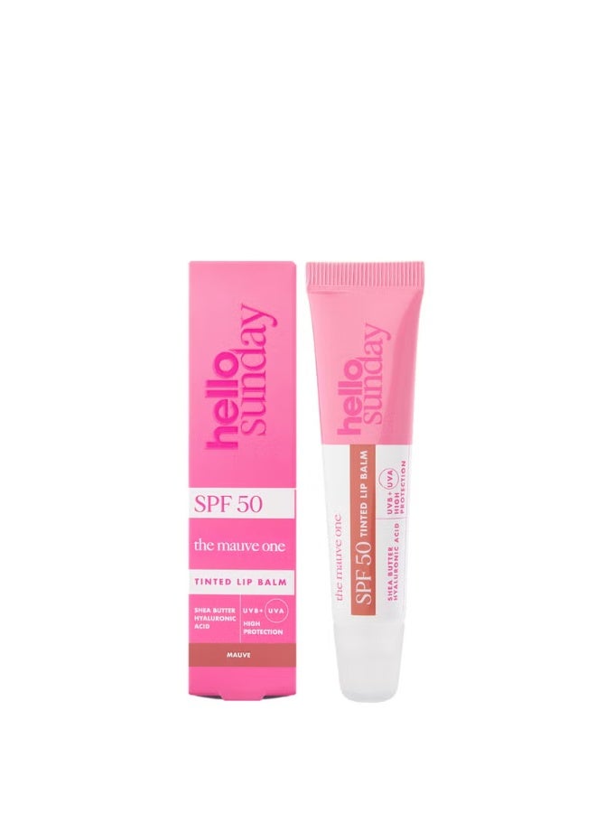 Hello Sunday Tinted Lip Balm SPF50 15ml - Mauve - Image 4