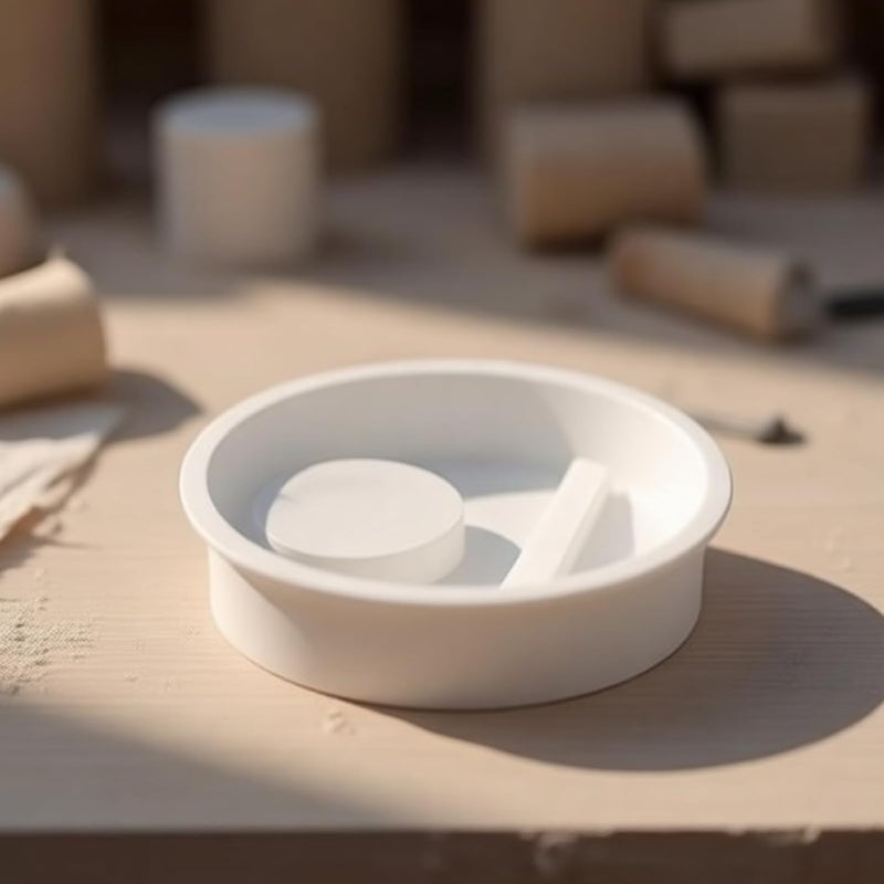 سيليكون متعدد الاستخدامات على شكل قلب ووردة، مناسب لتصميمات الصمغ والصابون مع سهولة في الإزالة - Image 4