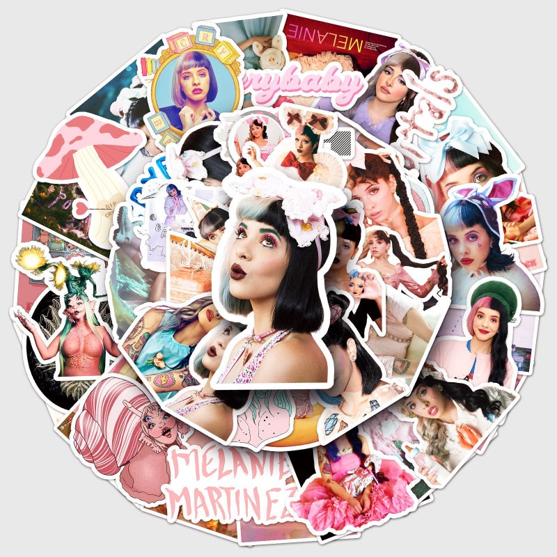 50 Melanie Martinez Graffiti Stickers Personalized Star Decoration Mobile Phone Water Cup Stickers - Image 2