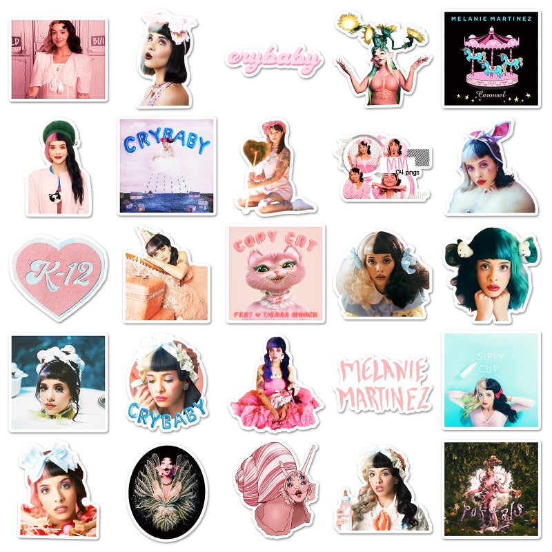 50 Melanie Martinez Graffiti Stickers Personalized Star Decoration Mobile Phone Water Cup Stickers - Image 5