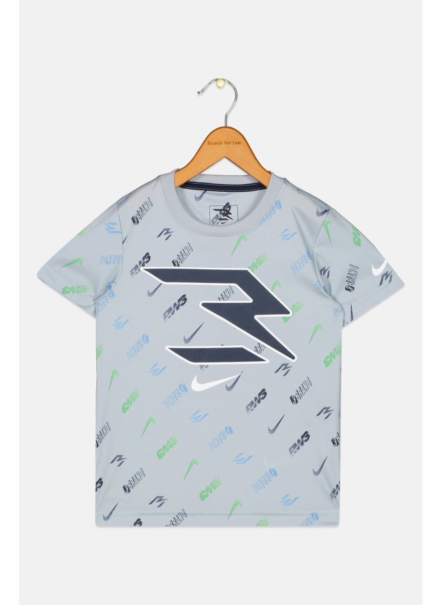 Nike 3Brand by Russell Wilson - Toddlers Boy Crew Neck Short Sleeves Brand Logo T-Shirt, Multicolor - Image 1