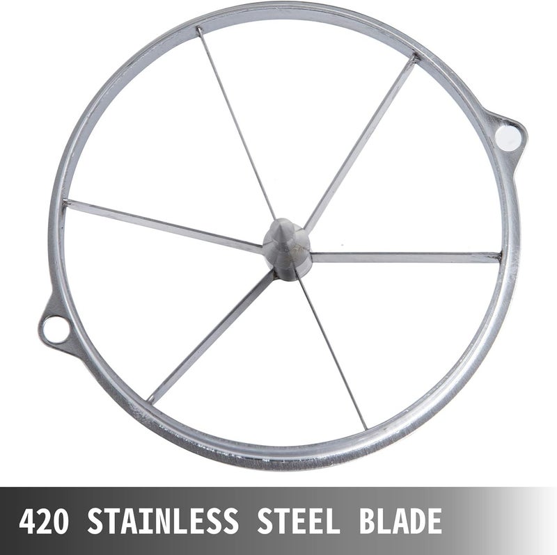 VEVOR 6-Section Commercial Easy Wedger Stainless Steel Blade Fruit Lime Slicer, Lemon Cutter for Home Bar Restaurant - Image 4