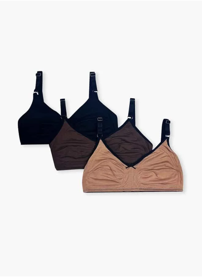 Aadaraya 3Pk Moulded Sari Bra For Female