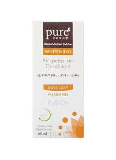 PURE Deodorant Roll On Whitening Dave Silky 60 ml  - Image 1