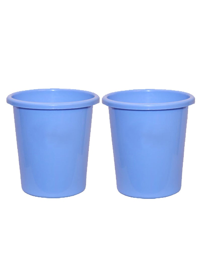 Kuber Industries Kuber Industries Code11 Plastic Portable Waste Bin Set Set of 2 Multicolor Standard DUSTIN10  - Image 1