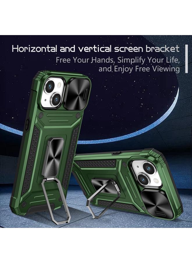 اس-توب جراب لهاتف iPhone 13 Camshield Robot TPU Hybrid PC Phone Case - Image 5