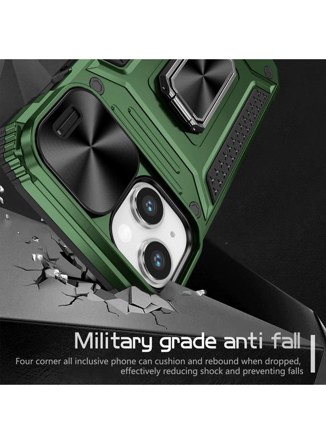 اس-توب جراب لهاتف iPhone 13 Camshield Robot TPU Hybrid PC Phone Case - Image 3