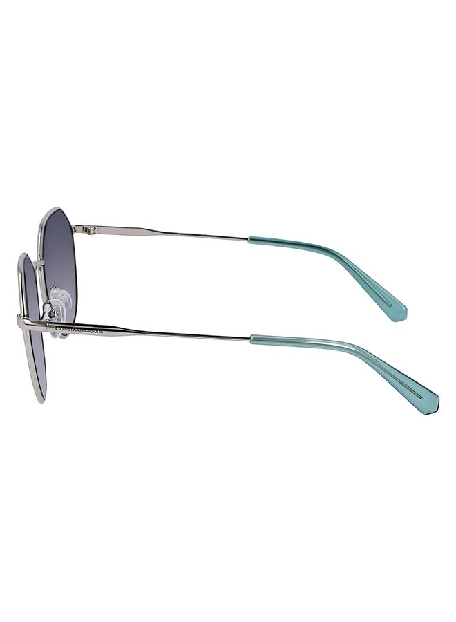 Calvin Klein Jeans Unisex UV Protection Round Sunglasses - CKJ23201S-040-5518 - Lens Size: 55 Mm - Image 2