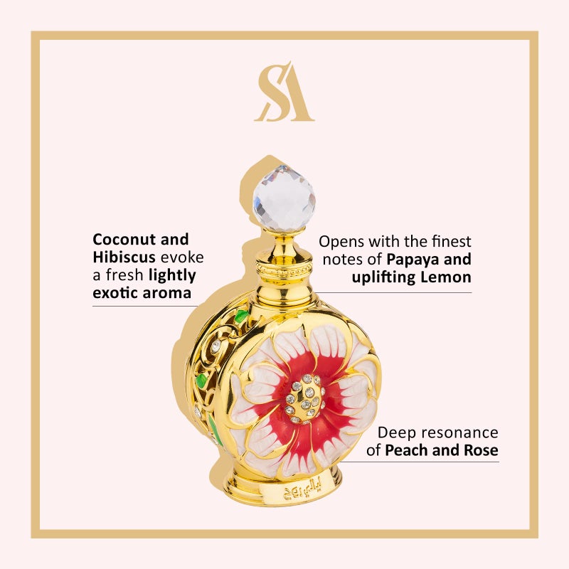 Swiss Arabian Layali Rouge - Luxury Products From Dubai - Long Lasting Personal Perfume Oil Fragrance - A Seductive Signature Aroma - 0.5 Oz - Image 2