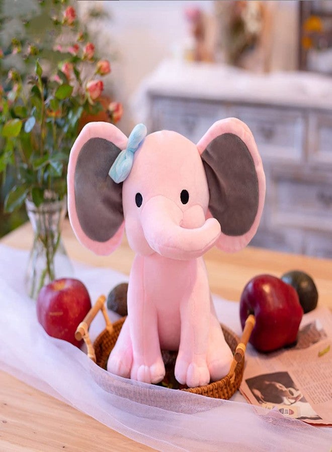 NatureMan Elephant Stuffed Animals - Kawaii plushiesToys for Baby, Boy, Girls Plush Toys Gifts - Great for Nursery, Room Decor, 9.8 Inch (Pink) - Image 3