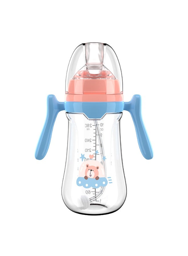 Nariele Anti Choking Anti Bloating Wide Caliber Baby Bottle With Handle