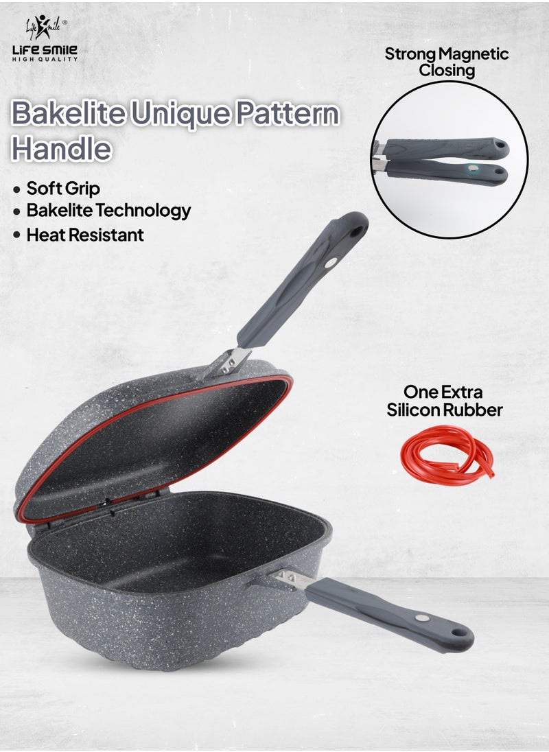 Life Smile - 29-Piece Granite Cookware Set Kitchen Pots and Pans Set Includes Stock Pots, Frying Pans, Double Grill Pan and Tools - Non Stick Cookware Sets Healthy 100% PFOA & PFAS Free - Image 1