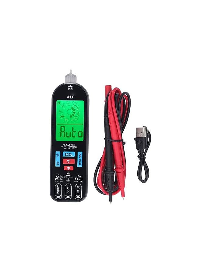 PROMASS Multimeter with Large Screen Automatic Range Selection, Digital Multimeter Digital Display with 1, Counts, Current Measurement with Backlight for Capacitance Diode  - Image 2