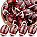 Jerify 48 Pcs 24 Pcs Christmas Mini Footballs Foam Stress Ball Bulk 335 Small Foam Buffalo Plaid Relief Stress Ball Toy Sports Party Decoration for Xmas Stocking Stuffer Filler Gift Red - Image 2