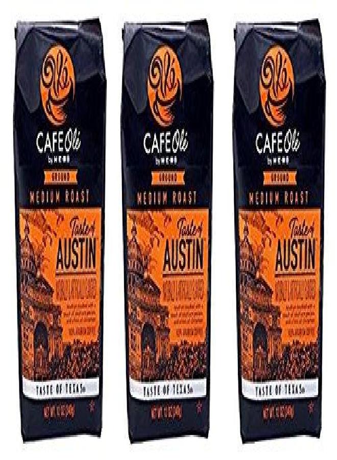 Cafe Ole Taste of Austin Ground Coffee 12 oz. (Pack of 3) - Image 2