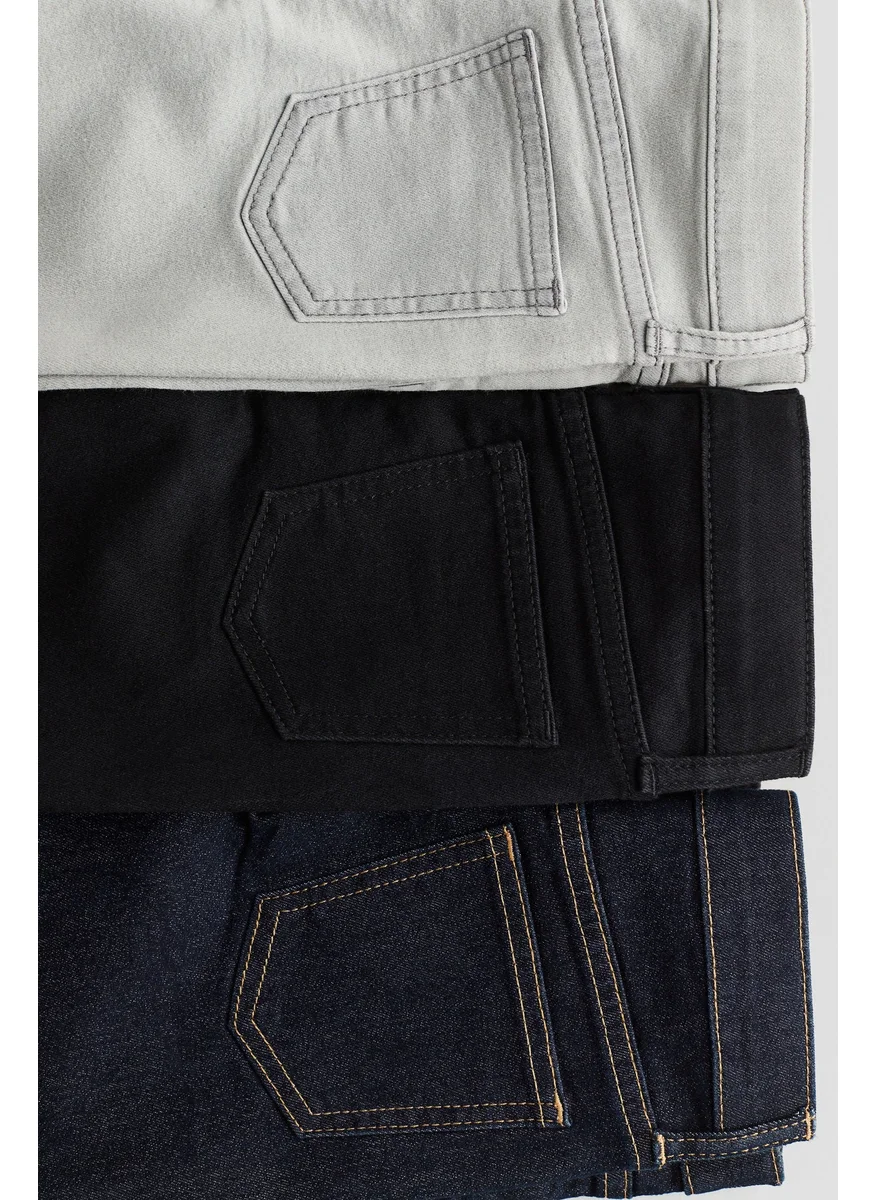 H&M 3-Pack Comfort Stretch Slim Fit Jeans