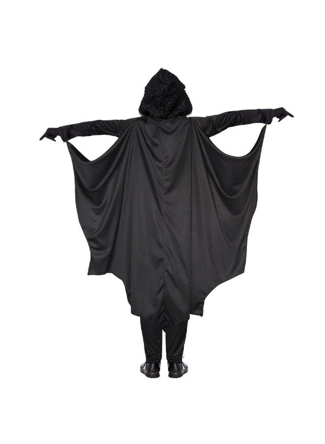 Halloween Children's Costume Cape Bat Cloak Witch Skeleton Children's Stage Performance Outfit - Image 3