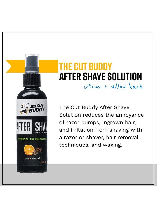 The Cut Buddy After Shave Spray Helps With Ingrown Hairs And Irritation Citrus + Willow Bark Scent As Seen On Shark Tank 3.4 Fl Oz  - Image 3