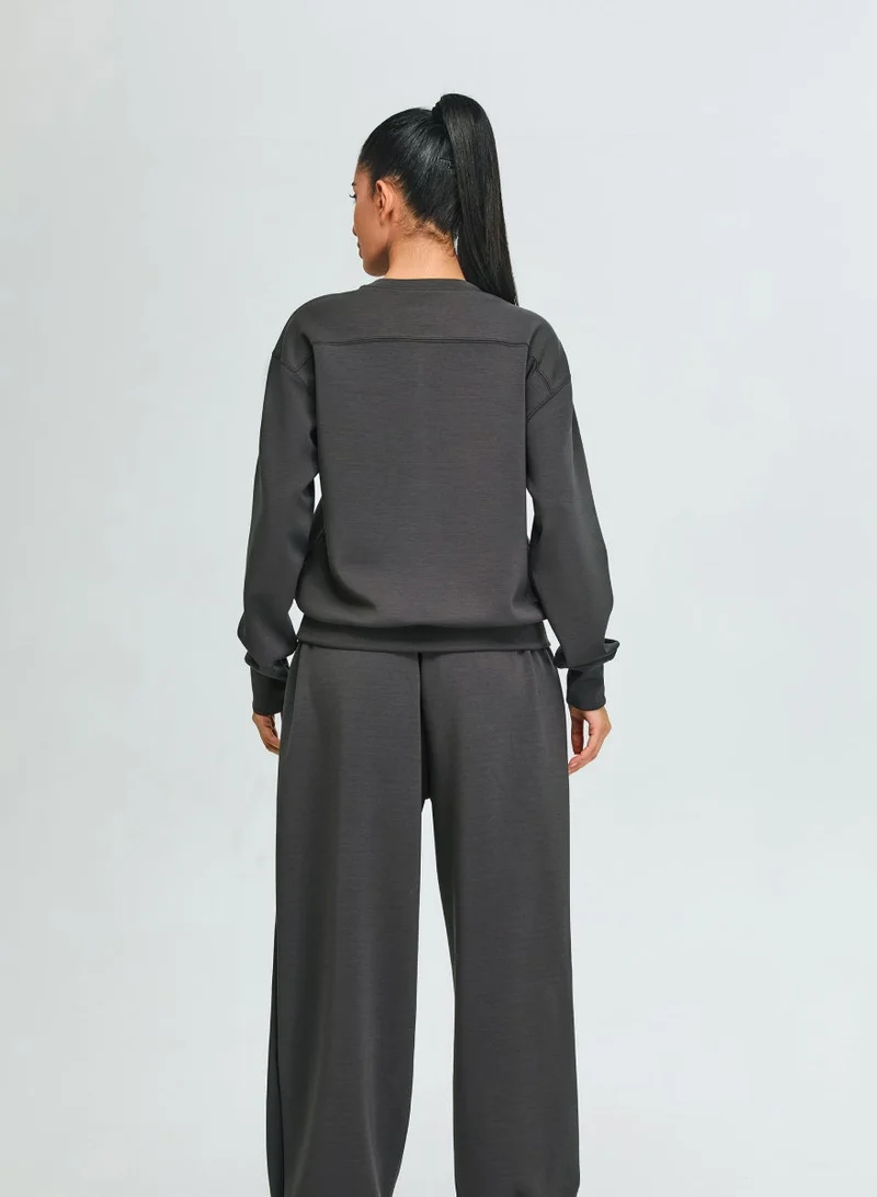Kawn.yoga Gravel Grey Light Sweatshirt for Women | Best Price UAE