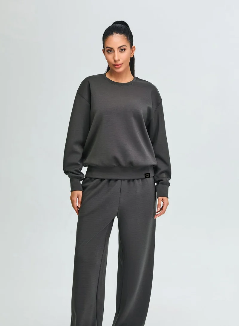 Kawn.yoga Gravel Grey Light Sweatshirt for Women | Best Price UAE