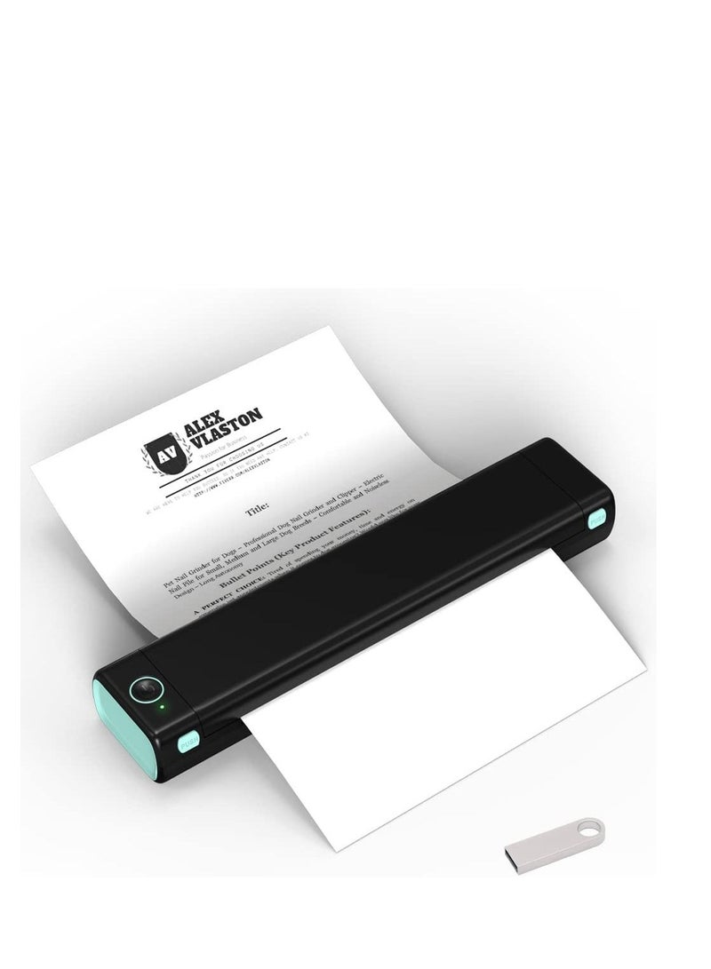 phomemo M08F A4 Portable Thermal Printer, Supports 8.26"x11.69" A4 Thermal Paper, Wireless Mobile Travel Printers for Car & Office, Bluetooth Printer Compatible with Android and iOS Phone & Laptop - Image 1