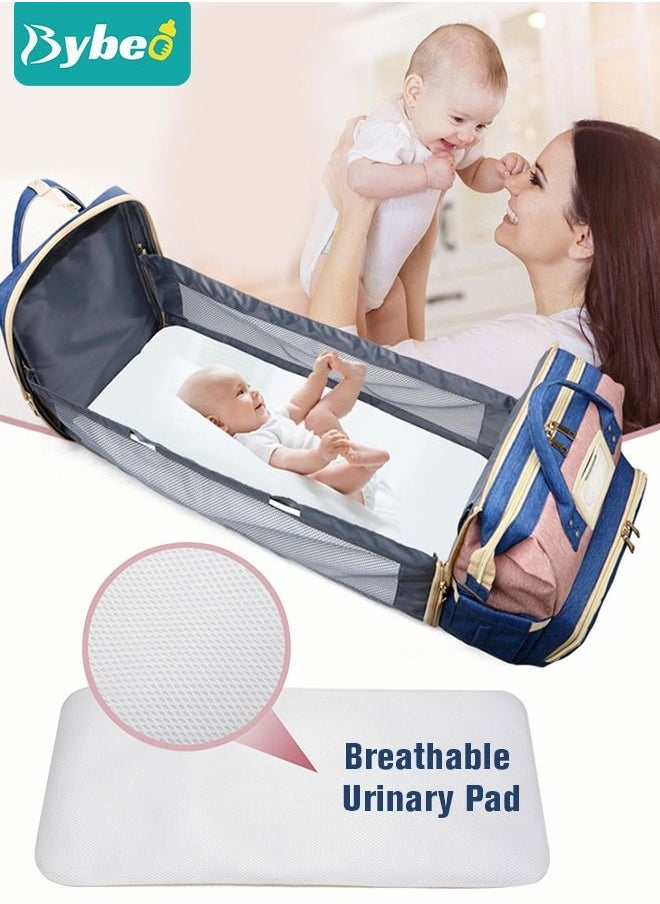 Bybeo - 2024 New Style Baby Diaper Bag Backpack, Multifunction Diapers Changing Station for Boys Girls Outdoor and Travel, Infant Shower Gifts, Large Capacity, 900d Oxford, USB Port - Image 1