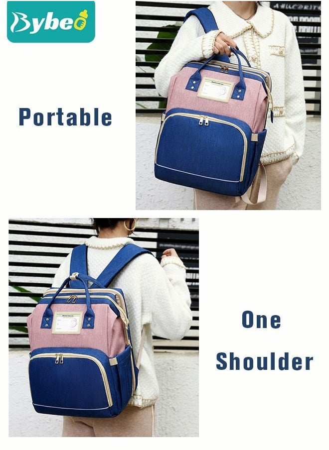 Bybeo - 2024 New Style Baby Diaper Bag Backpack, Multifunction Diapers Changing Station for Boys Girls Outdoor and Travel, Infant Shower Gifts, Large Capacity, 900d Oxford, USB Port - Image 1