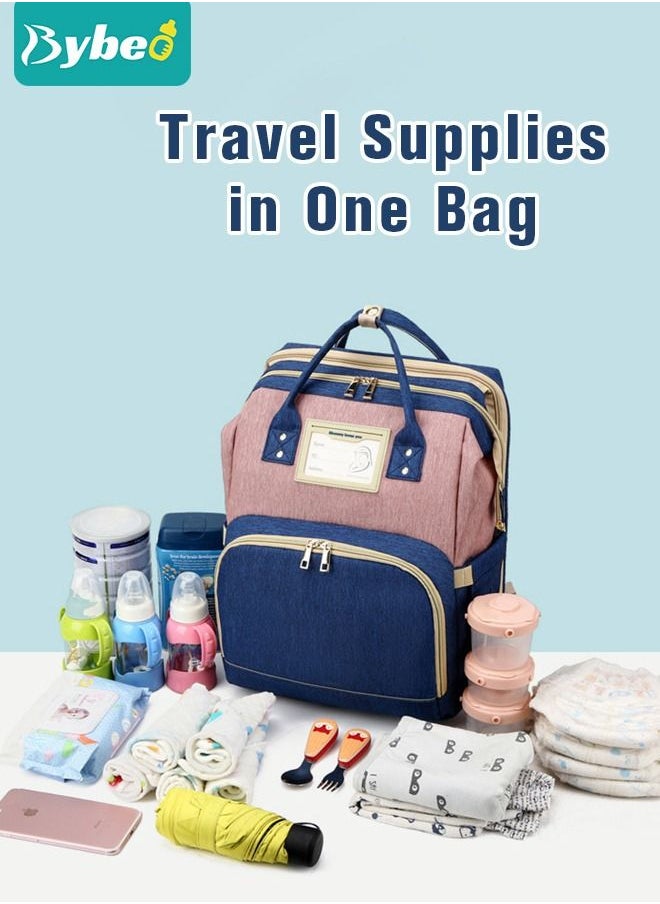 Bybeo - 2024 New Style Baby Diaper Bag Backpack, Multifunction Diapers Changing Station for Boys Girls Outdoor and Travel, Infant Shower Gifts, Large Capacity, 900d Oxford, USB Port - Image 1