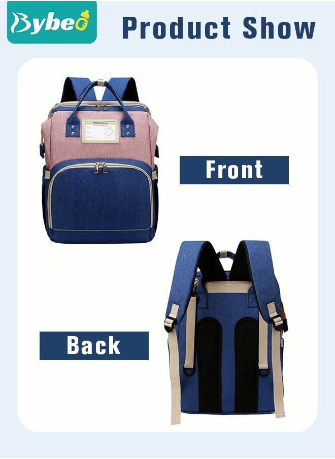 Bybeo - 2024 New Style Baby Diaper Bag Backpack, Multifunction Diapers Changing Station for Boys Girls Outdoor and Travel, Infant Shower Gifts, Large Capacity, 900d Oxford, USB Port - Image 1