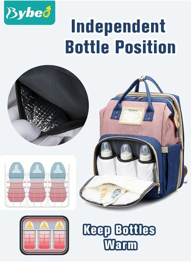 Bybeo - 2024 New Style Baby Diaper Bag Backpack, Multifunction Diapers Changing Station for Boys Girls Outdoor and Travel, Infant Shower Gifts, Large Capacity, 900d Oxford, USB Port - Image 1