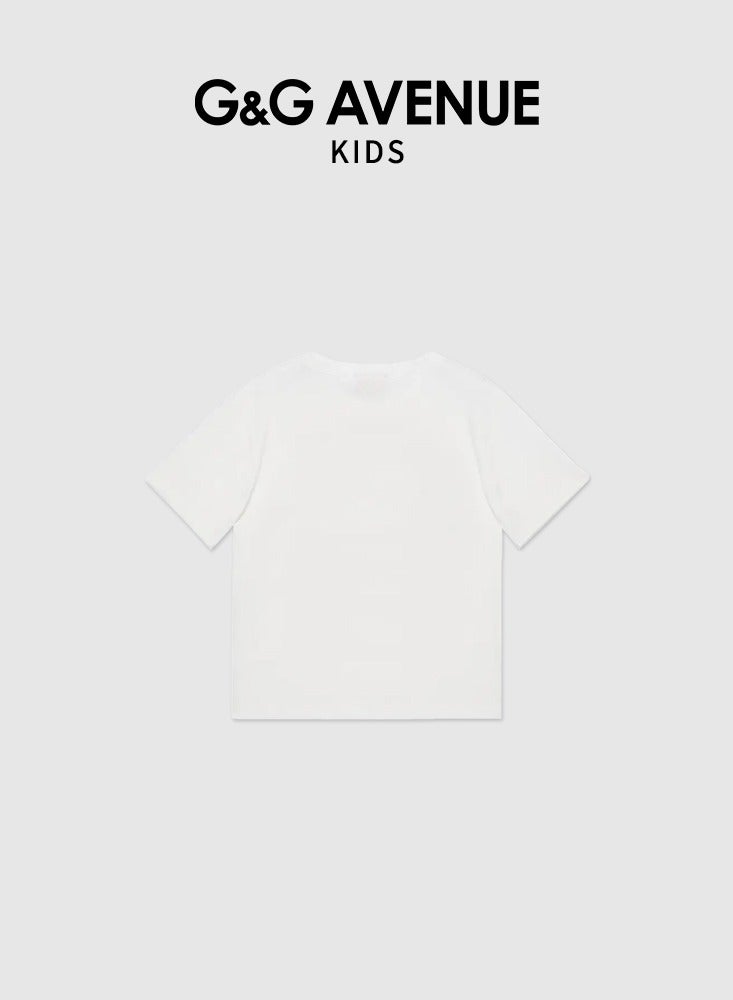 G&G AVENUE Kids T Shirts  Short Sleeve Striped T Shirt Cotton Tees for Boys or Girls Size 3-12 Years  - Image 3