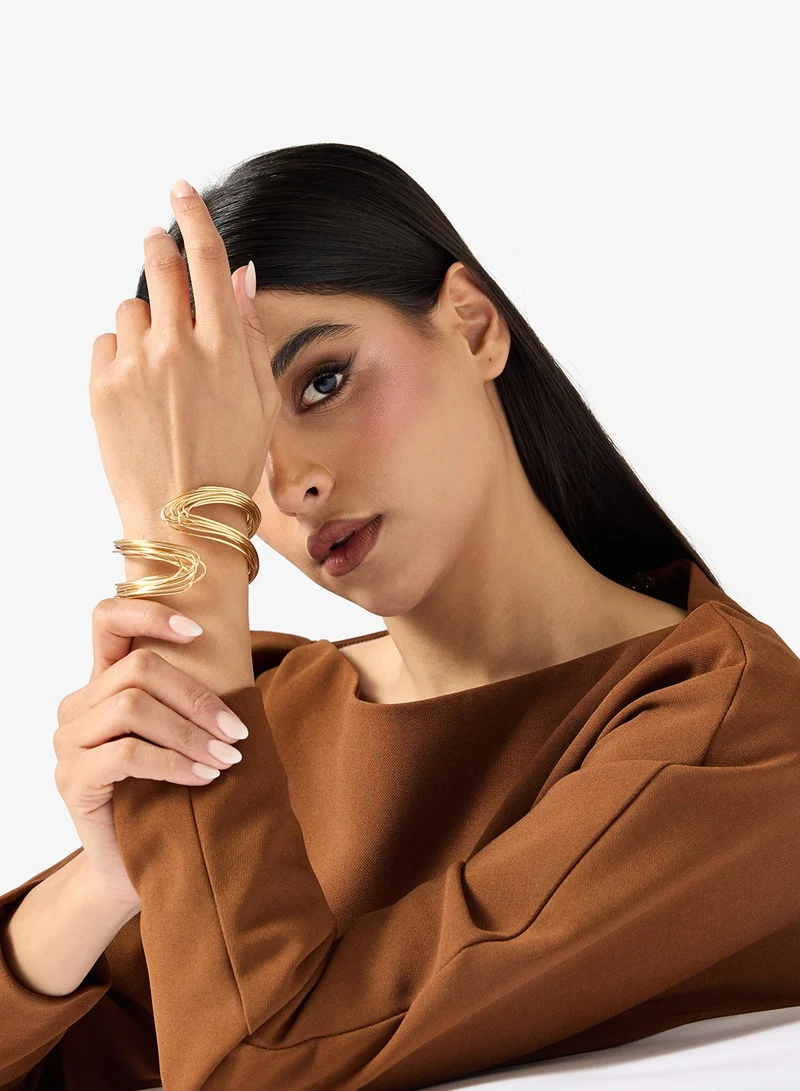 Golden Metal Cuff