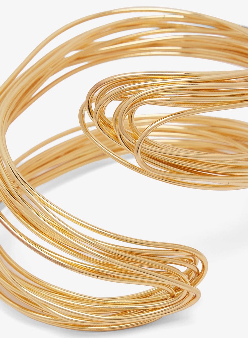 ايلا سوار معدني ذهبي - Image 4