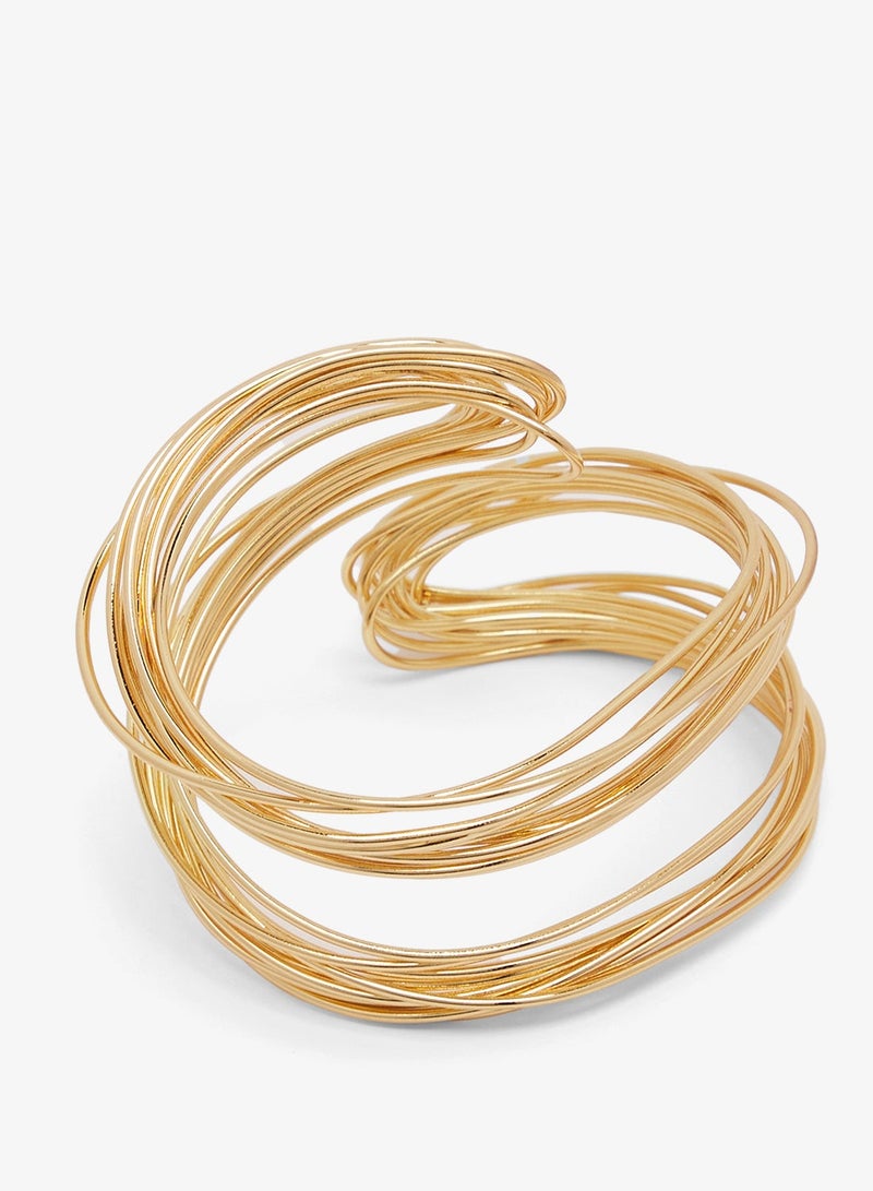 ايلا سوار معدني ذهبي - Image 3