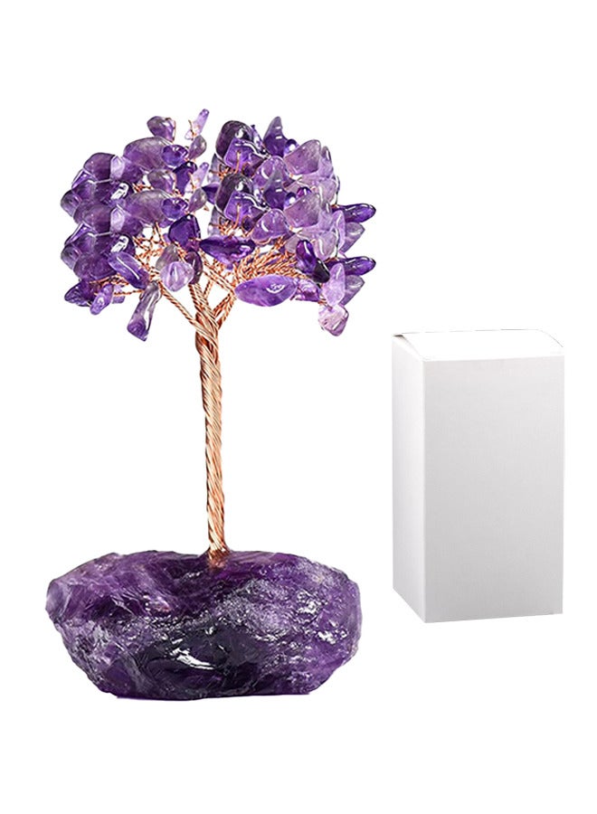 Generic Amethyst Crystal Tree of Life,Money Tree Decorations,Crystals and Healing Stones,Reiki Positive Energy Gemstones Tree,Purple Room Office Desk Feng Shui Tree Decor Meditation Gifts for Women  - Image 2