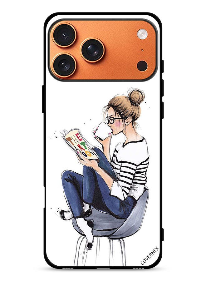 Covernex Apple iPhone 17 Pro Max Protective Case Cover Reading The Art Book - Image 1