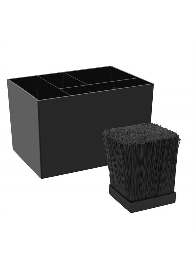 Segbeauty Barber Tools Holder, Professional Salon Hair Cutting Scissors Hair Brush Holder, Barber Supplies Hairdressing Tool Organizer Storage Rack for Hair Clipper Combs Clips Barber Accessories - Image 3