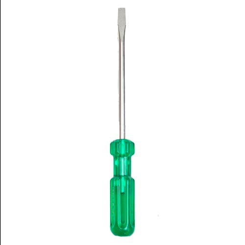Taparia 925 Steel (8.0 x 1.2mm) Flat Tip Screw Driver (Green and Silver) - Image 1